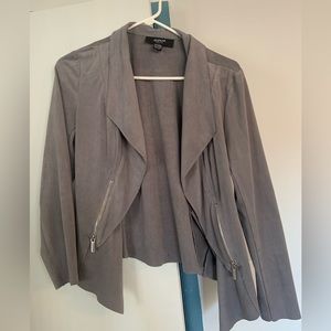 Grey suede jacket/blazer